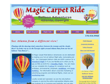 Tablet Screenshot of magicballooning.com